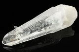 Striated Colombian Quartz Crystal - Peña Blanca Mine #189725-1